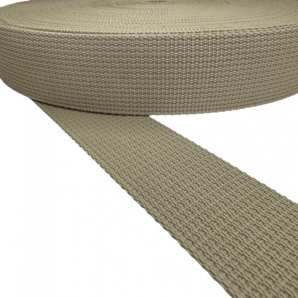 Semi-Hard Synthetic Belt in Beige Color Width 40 mm and Thickness 1.7 mm