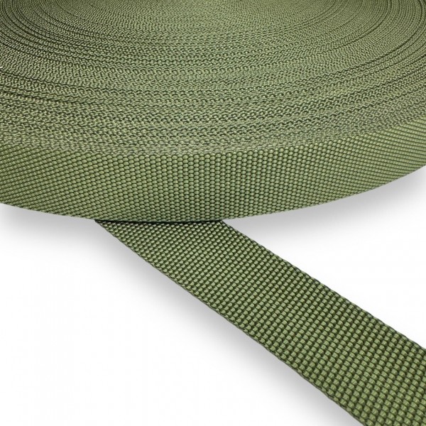 Strap Trimming Soft Synthetic Color Khaki Width 30 mm Thickness 1 mm