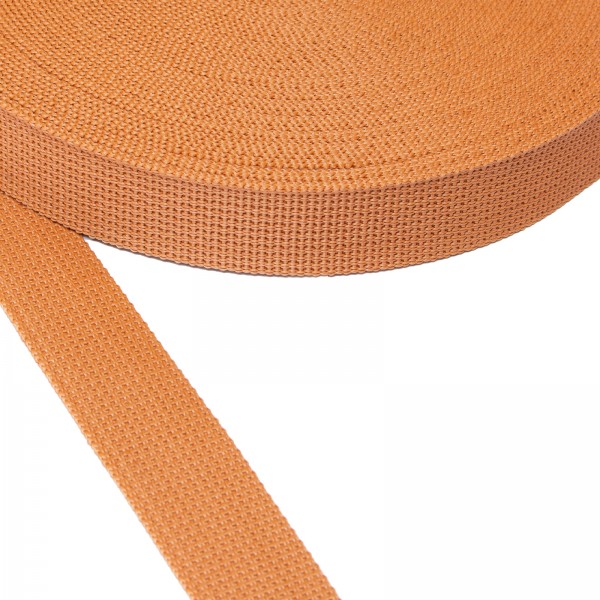 Belt, Webbing, Narrow Fabric, Semi Hard synthetic strap, tan, 40 mm, 1.5 mm thick