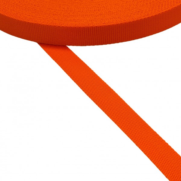 Strap Synthetic Hard High Strength Color Orange 25 mm Thickness 1.7 mm