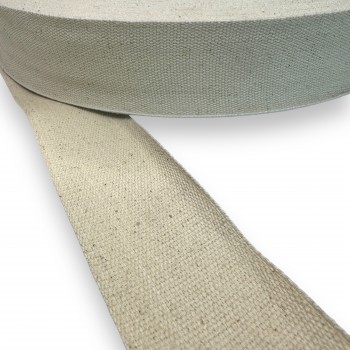 Reli Strap Soft Cotton Color Ecru Width 50 mm Thickness 1 mm