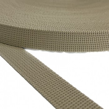 Belt Semi-hard Synthetic Beige Color Width 30 mm and Thickness 1.5 mm