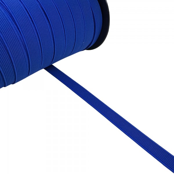 Elastic tape 15mm width in blue color