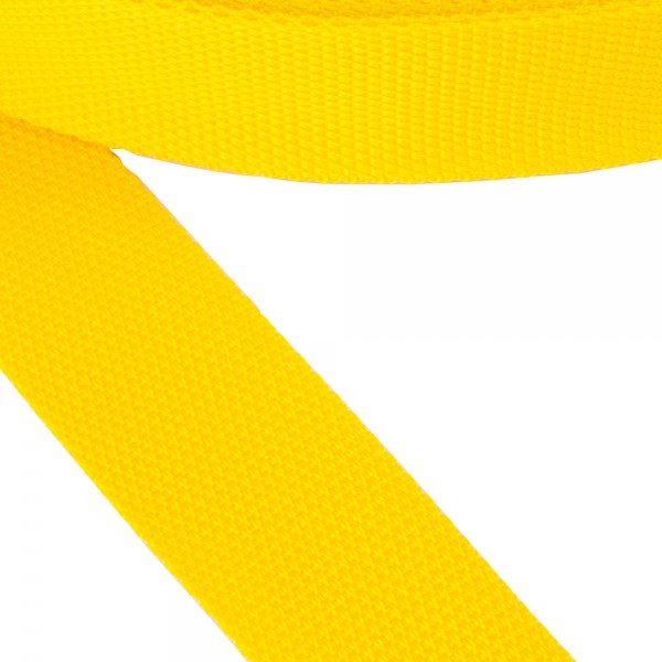 Strap Synthetic Soft in Yellow Color Width 40 mm Thickness 1 mm