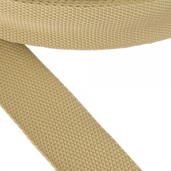 Strap Synthetic Soft in Beige Color Width 40 mm Thickness 1 mm