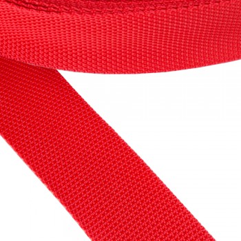 Strap Synthetic Soft in Red Color Width 40 mm Thickness 1 mm