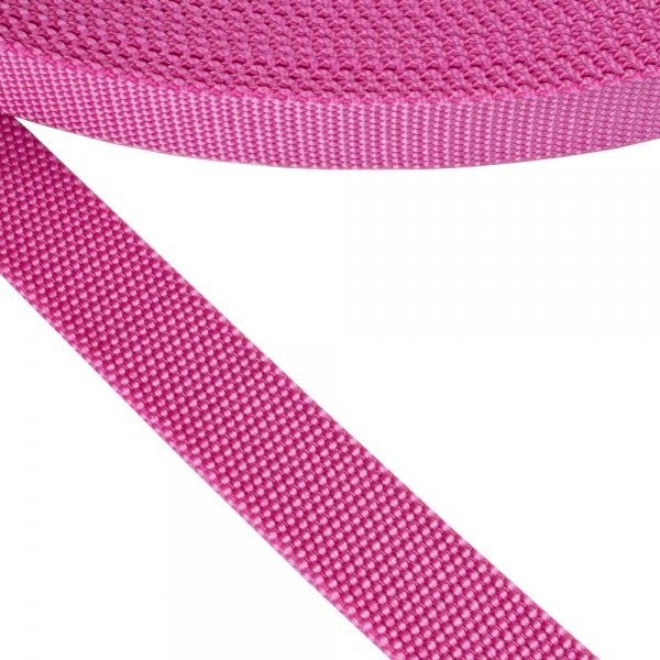 Strap Synthetic Hard Color Fuchsia Width 25 mm Thickness 2.7 mm