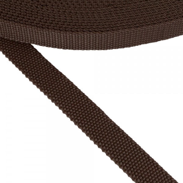 Strap Synthetic Hard Color Brown Width 20 mm Thickness 2.5 mm