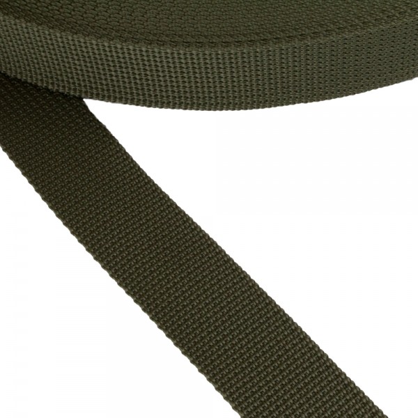 Strap Semi-Hard Synthetic Khaki Color Width 30 mm and Thickness 1.5 mm