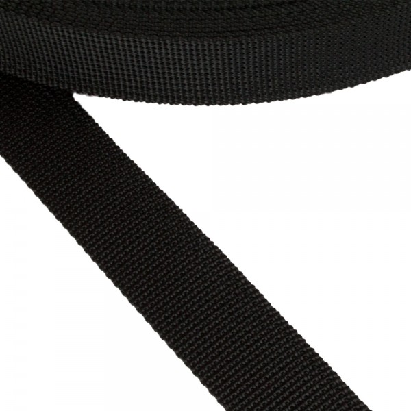 Strap Semi-hard Synthetic Black Color Width 30 mm and Thickness 1.5 mm