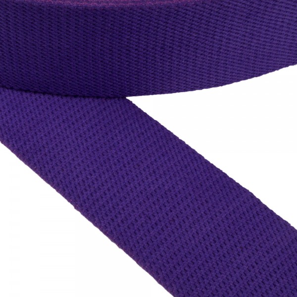 Belt Strap Hard Cotton Purple Color Width 57 mm Thickness 3 mm