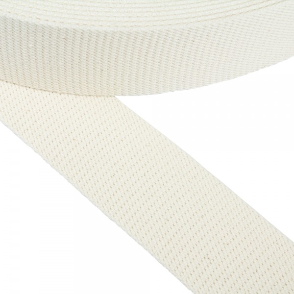 Belt Strap Hard Cotton White Color Width 57 mm Thickness 3 mm