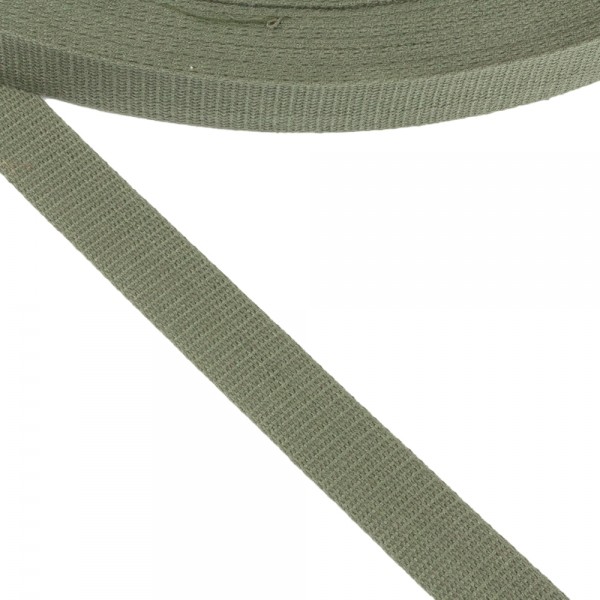 Strap Very Soft Cotton Khaki Color 20 mm Thickness 1 mm