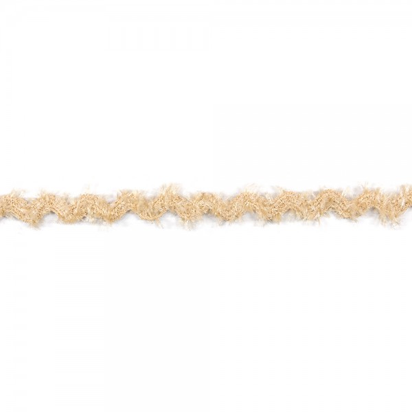 Rick Rack chenille in Beige color