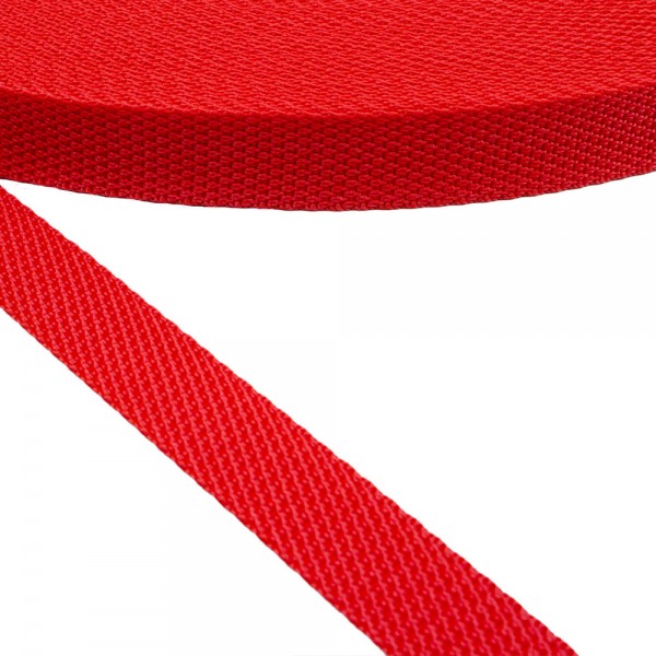 Strap Synthetic Soft Color Red Width 20 mm Thickness 1 mm