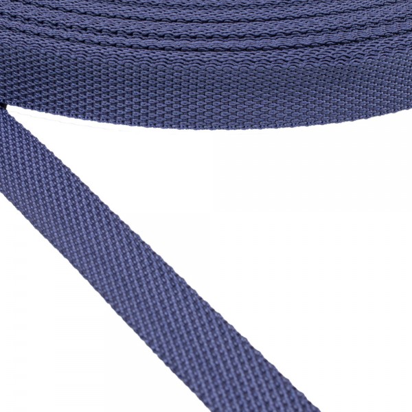 Strap Synthetic Soft Color Blue Width 20 mm Thickness 1 mm