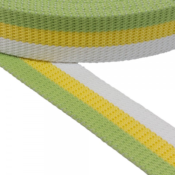 Belt Belt Cotton Semi-hard Multicolored with Stripes 40 mm Thickness 3 mm